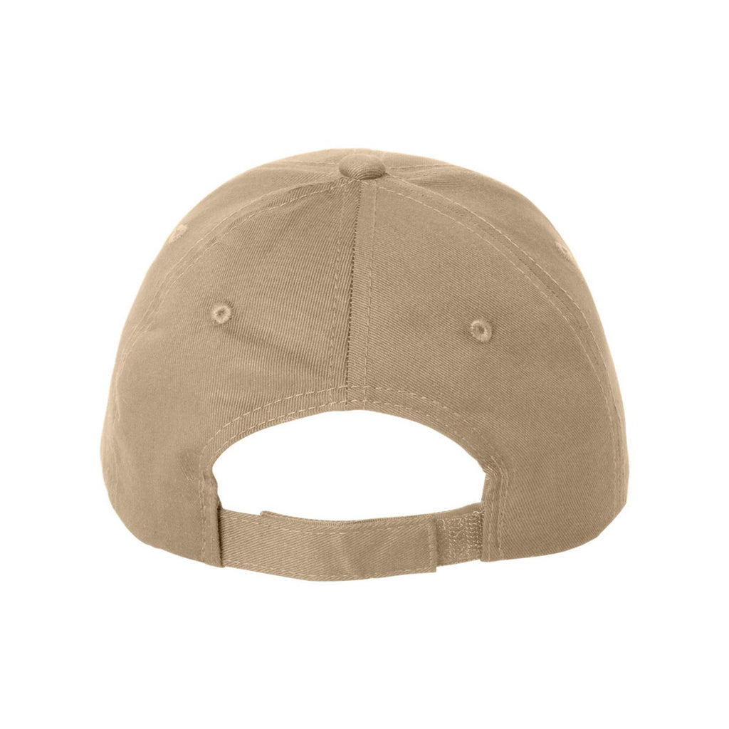 Valucap Khaki/Black Poly/Cotton Sandwich Twill