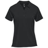 Stormtech Women's Black Dockyard Performance Short Sleeve Polo