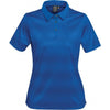 Stormtech Women's Azure Blue/Dark Blue Vibe Performance Polo