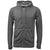 BAW Men's Vintage Black Burn-Out Full Zip Jacket