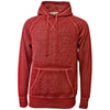 BAW Men's Vintage Red Burn-Out Hoodies