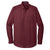 Port Authority Men's Burgundy Long Sleeve Carefree Poplin Shirt