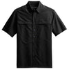 Port Authority Men's Deep Black Short Sleeve UV Daybreak Shirt