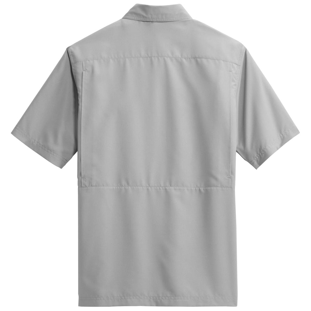 Port Authority Men's Gusty Grey Short Sleeve UV Daybreak Shirt