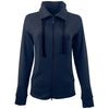 Greg Norman Women's Navy/Heather Mock Neck Full Zip Jacket