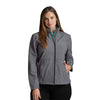 Greg Norman Women's Navy Heather Windbreaker Stretch Jacket