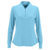 Greg Norman Women's Sky Play Dry Tulip Neck 1/4-Zip