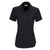 Greg Norman Women's Black Heather Play Dry Solid Polo