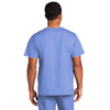 WonderWink Unisex Ceil Blue WorkFlex Chest Pocket V-Neck Top