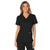 Cherokee Women's Black Workwear Revolution Mock Wrap Top