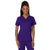 Cherokee Women's Grape Workwear Revolution V-Neck Top