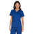 Cherokee Women's Galaxy Blue Workwear Core Stretch V-Neck Top