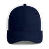 Imperial True Navy White Structured Performance Meshback Cap