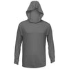 BAW Men's Charcoal Xtreme-Tek Long Sleeve Hood