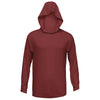 BAW Men's Maroon Xtreme-Tek Long Sleeve Hood