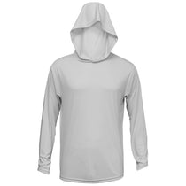 BAW Men's Silver Xtreme-Tek Long Sleeve Hood