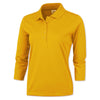 BAW Women's Gold Xtreme Tek 3/4 Sleeve Polo