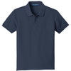 Port Authority Youth River Blue Navy Core Classic Pique Polo