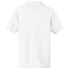 Port Authority Youth White Core Classic Pique Polo