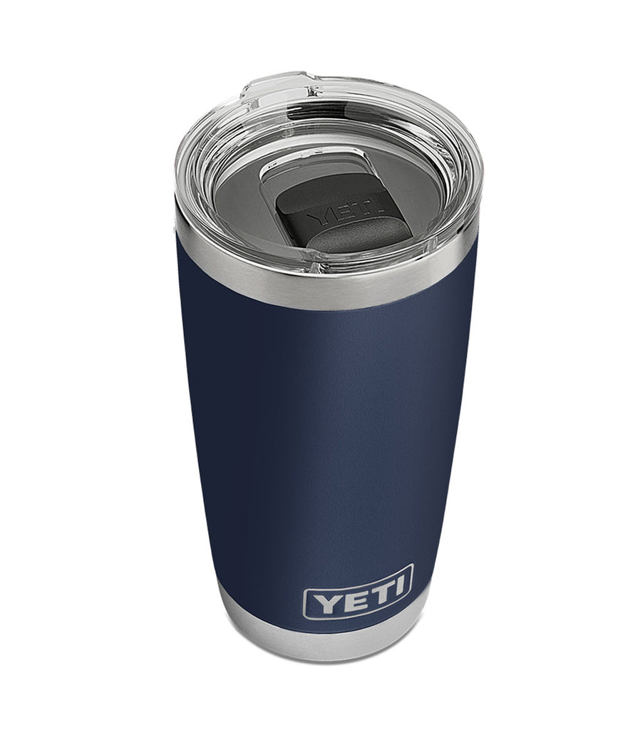 Quick Ship YETI Navy Rambler 20 oz. Tumbler