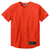 New Era Youth Deep Orange Diamond Era Full-Button Jersey