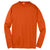 Sport-Tek Youth Deep Orange Long Sleeve PosiCharge Competitor Tee