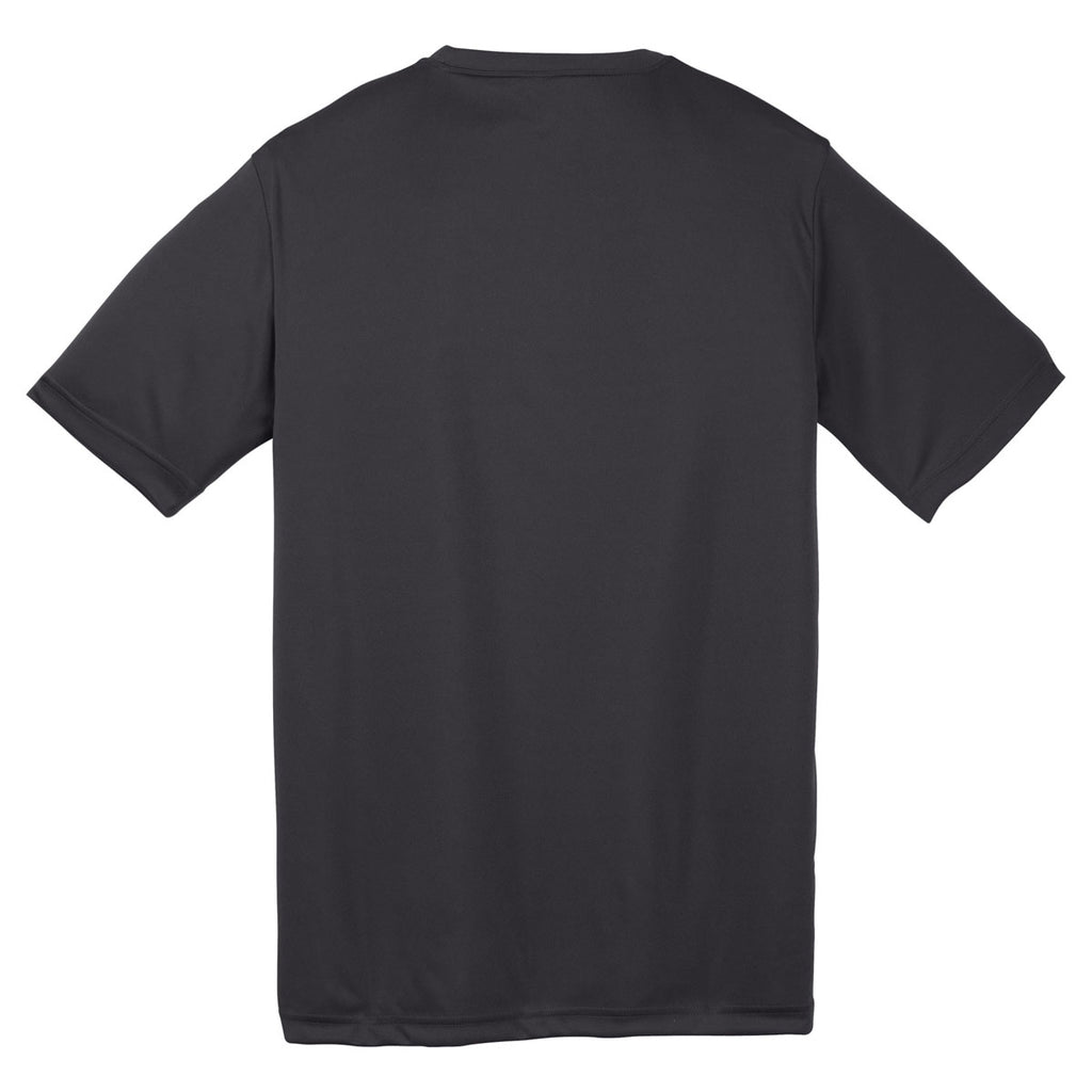 Sport-Tek Youth Iron Grey PosiCharge Competitor Tee