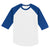 Sport-Tek Youth White/Royal Colorblock Raglan Jersey