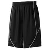 Sport-Tek Youth Black PosiCharge Mesh Reversible Spliced Short