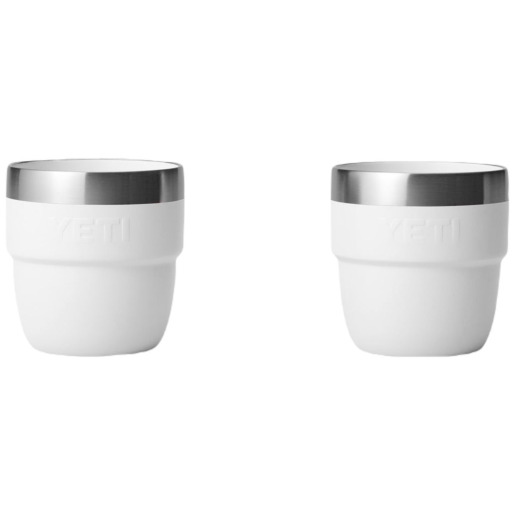 YETI White Rambler 4 oz Stackable Cups (2 Pack)