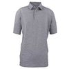 Zusa 3 Day Men's White/Steel Heather Stripe Polo