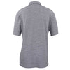 MerchPerks Zusa Men's White/Steel Heather Stripe Polo