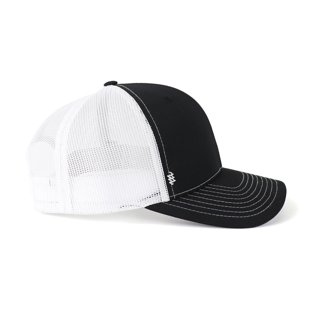 Zusa Black/White Open Road Trucker Cap