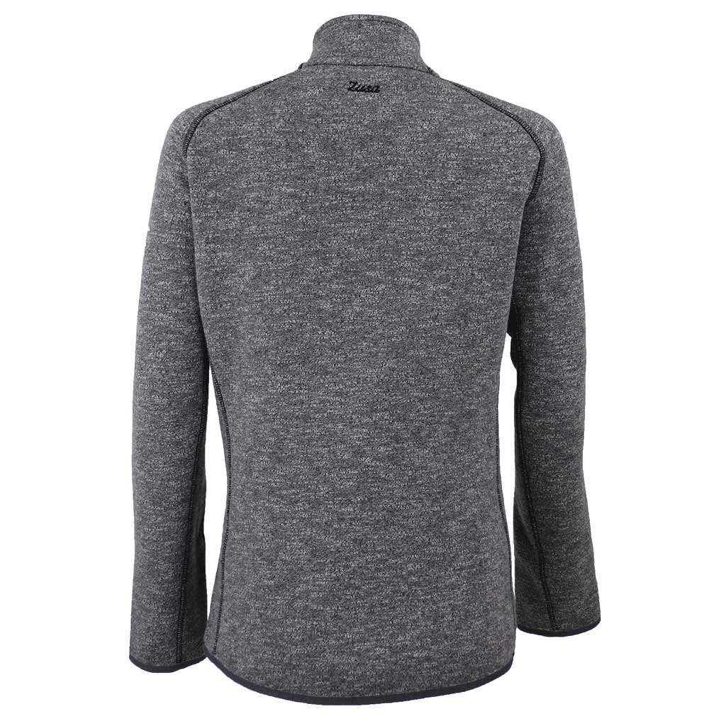 Zusa Women's Light Grey Heather Midtown Fleece Full Zip