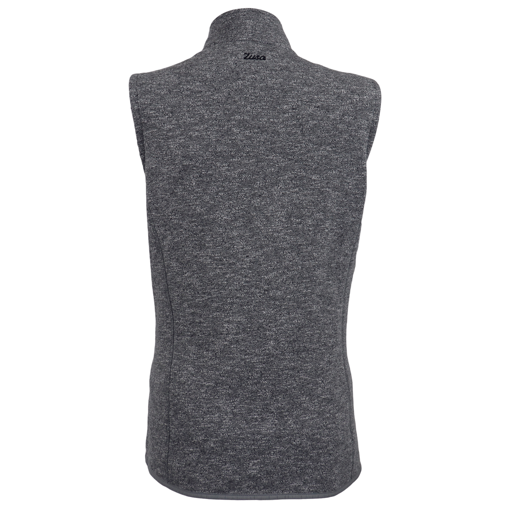 Rally Zusa Women's Light Grey Heather Midtown Fleece Vest