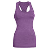 Expert Women's Purple Heather Eyelet Racerback Tank