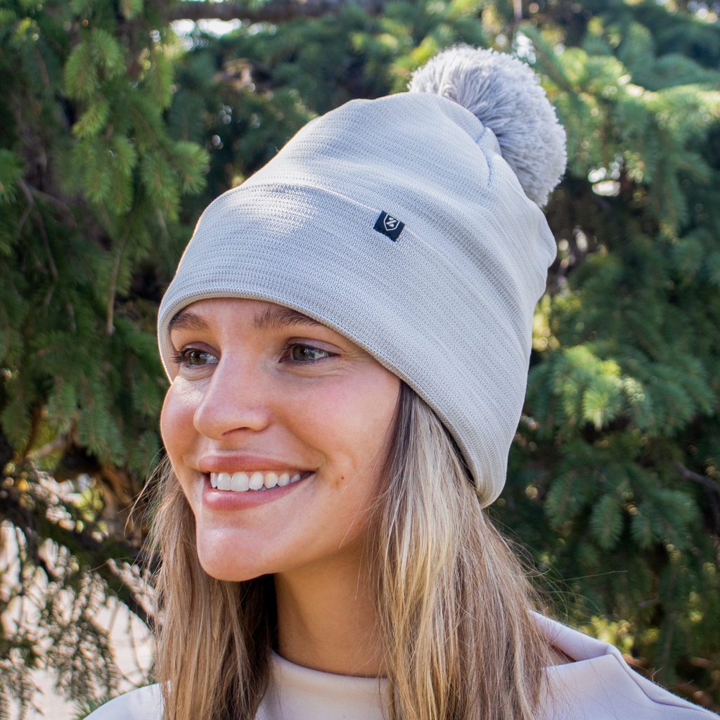 Zusa Light Grey Hyland Knit Beanie