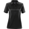 Stormtech Women's Black/Titanium Wavelength Polo