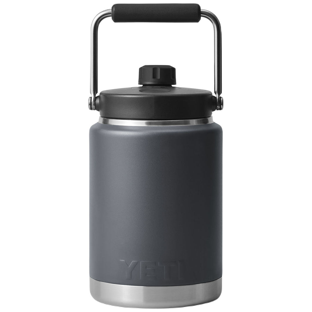 YETI Charcoal Rambler Half Gallon Water Jug