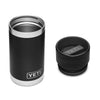 YETI Black Rambler 12 oz Bottle with Hotshot Cap