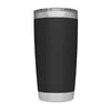 Quick Ship YETI Black Rambler 20 oz. Tumbler